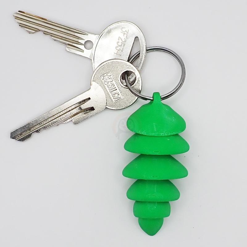 Přívěsek na klíče Veverčí ocas bez srsti