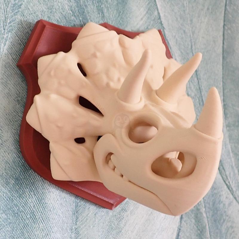 Dekorace na zeď Triceratops