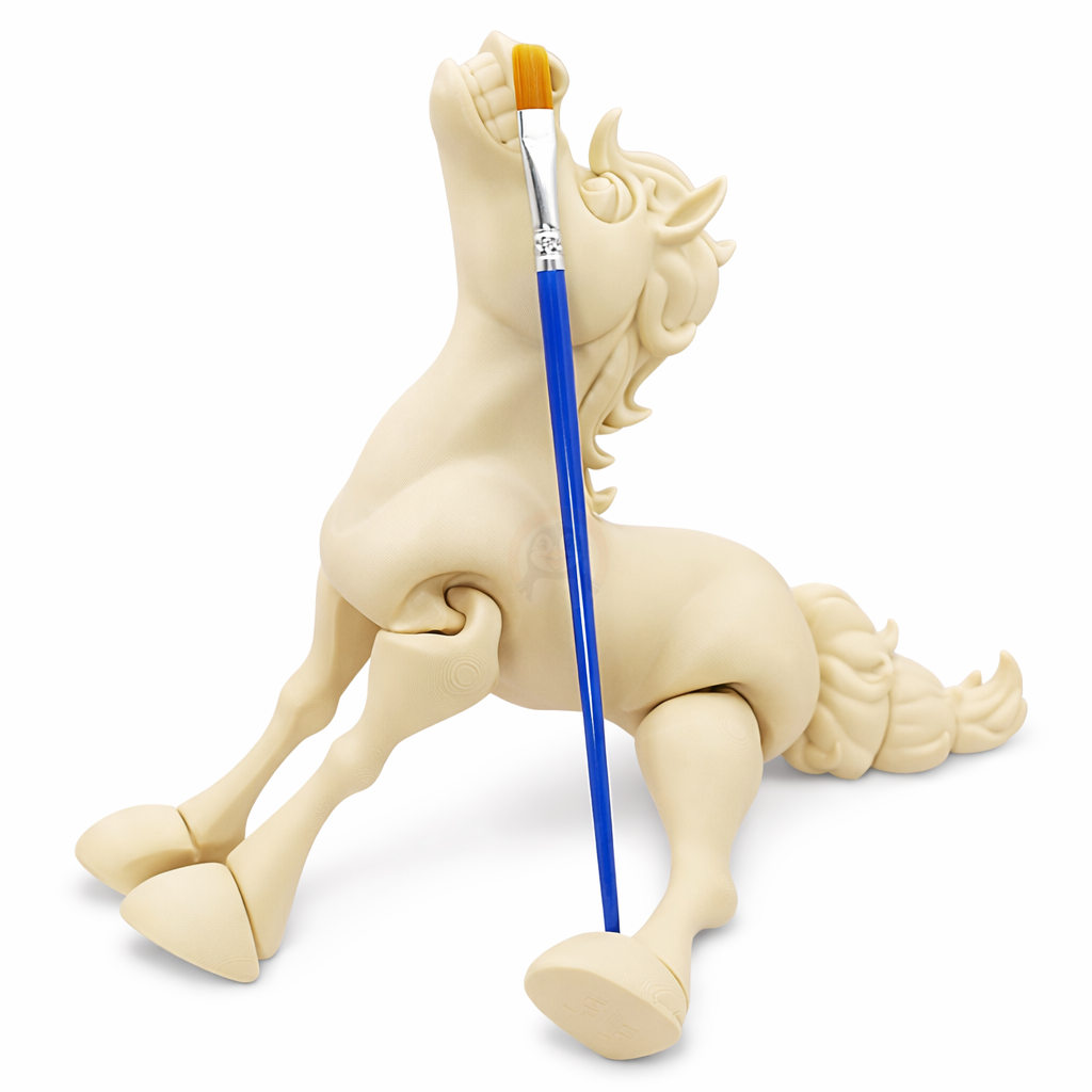 Kůň - Kreativní 3D Omalovánka