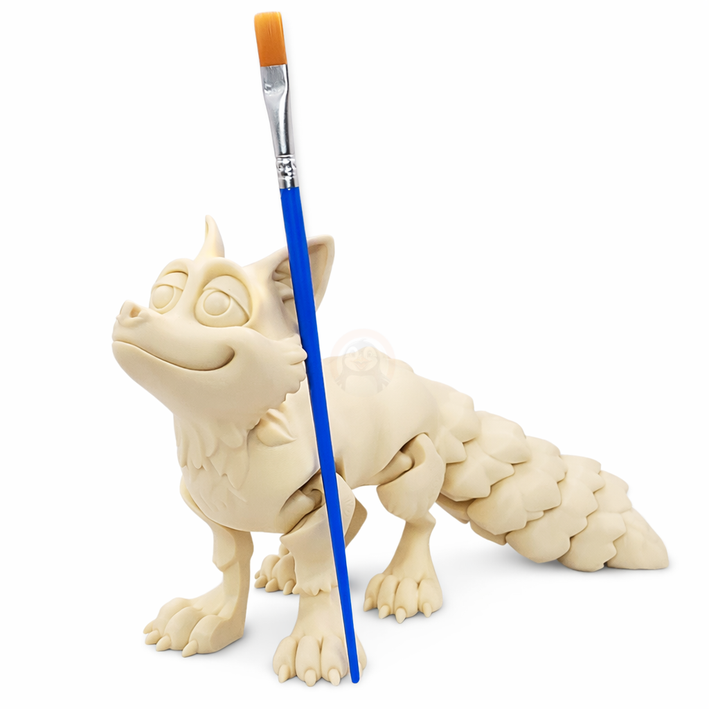 Liška - Kreativní 3D Omalovánka