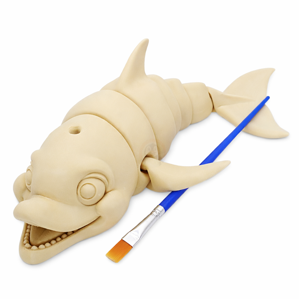 Delfín - Kreativní 3D Omalovánka