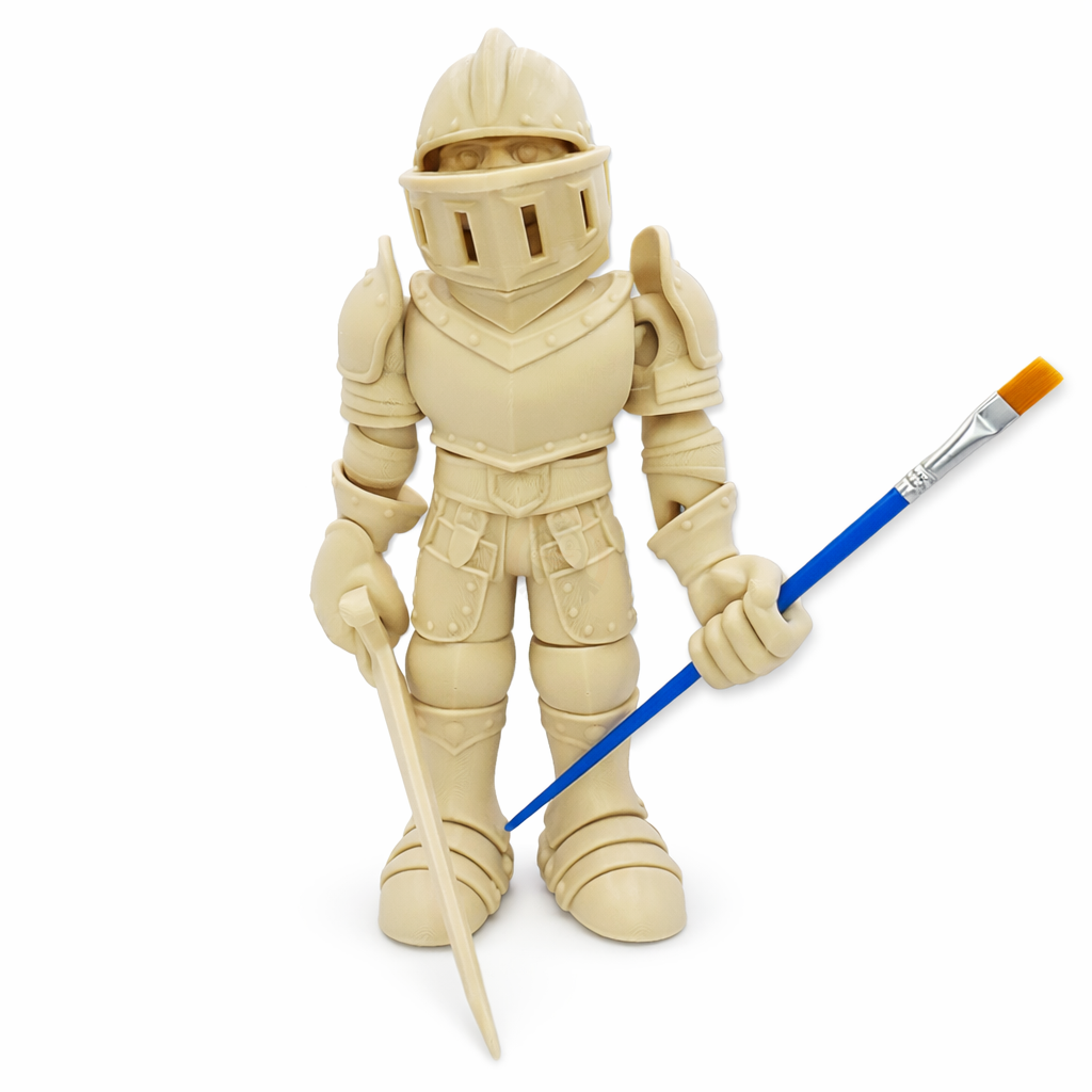 Rytíř - Kreativní 3D Omalovánka