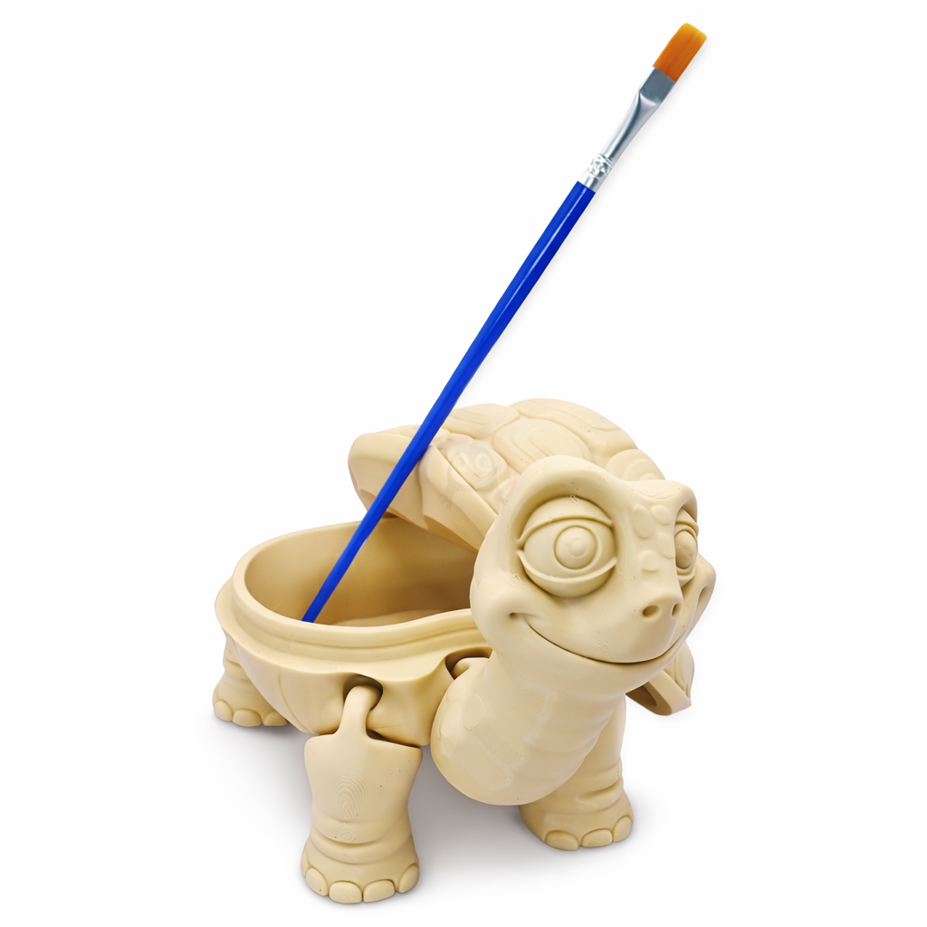 Želva obrovská s tajnou skrýší - Kreativní 3D Omalovánka