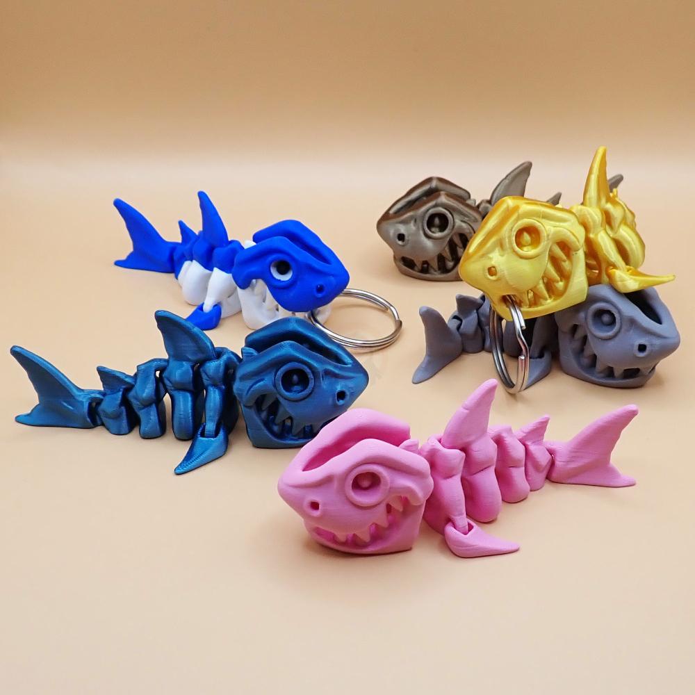 Přívěsek na klíče Žralok kostlivec