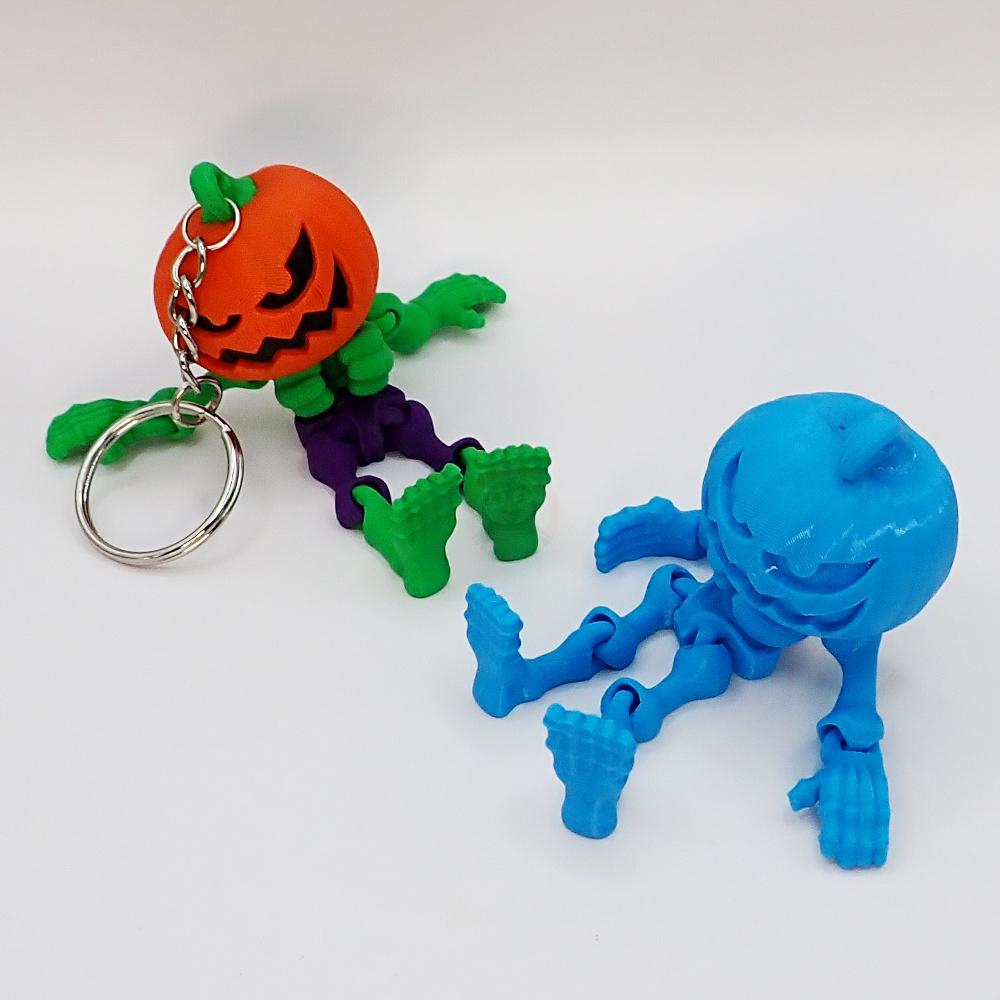 Přívěsek na klíče Dýňový Kostlivec