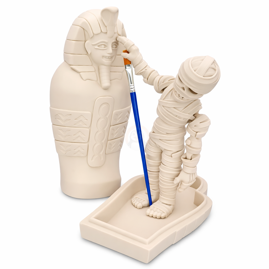 Mumie - Kreativní 3D Omalovánka