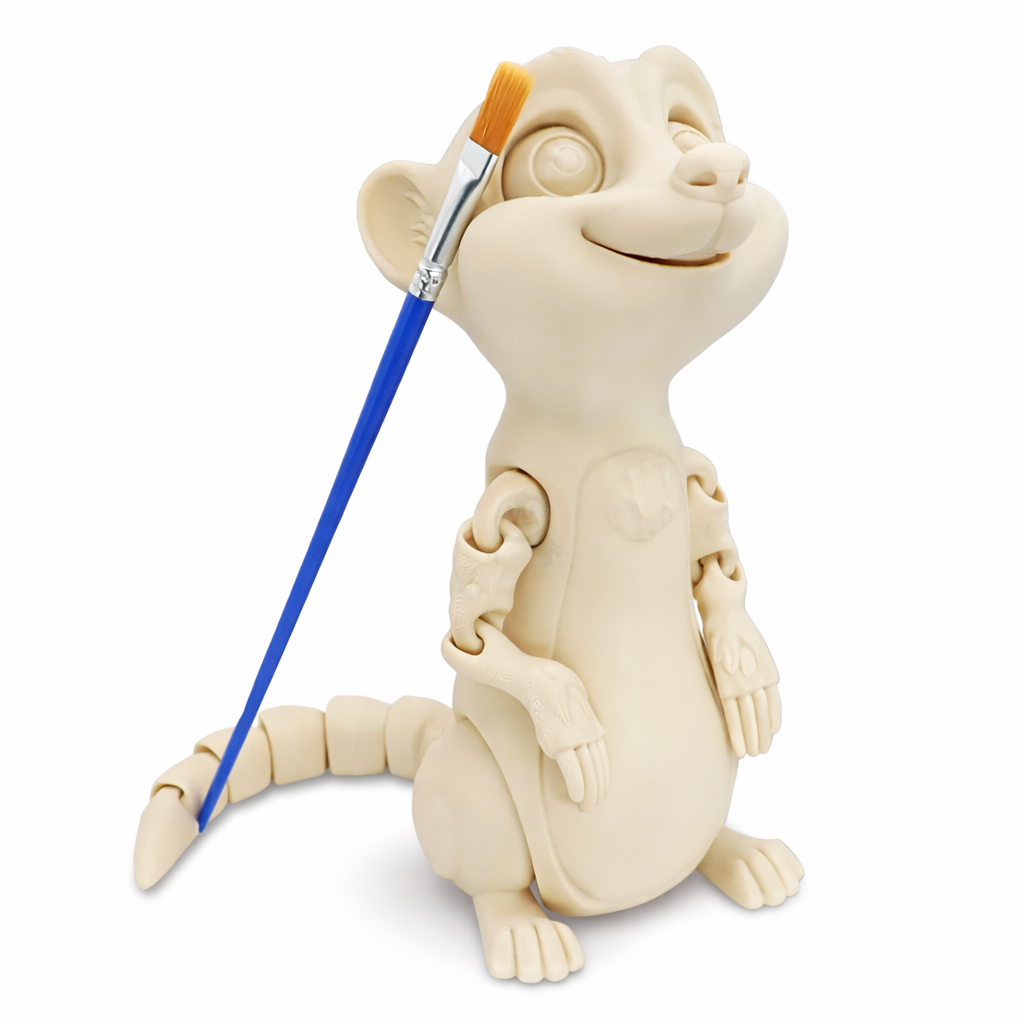 Surikata - Kreativní 3D Omalovánka