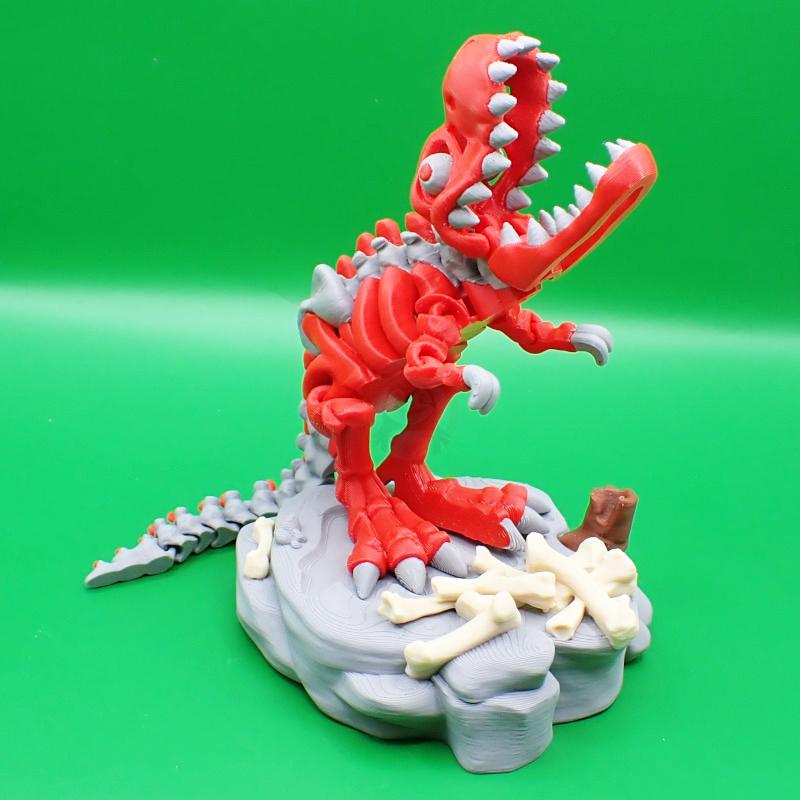 Kostra Tyrannosaura s očima