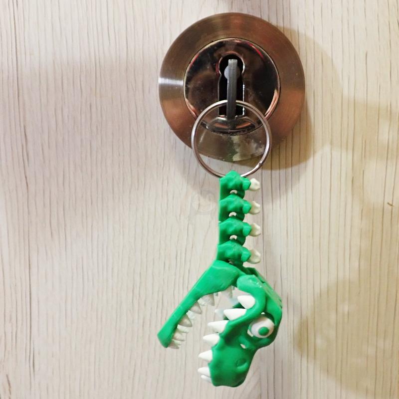 Přívěsek na klíče Tyranosaurus s očima