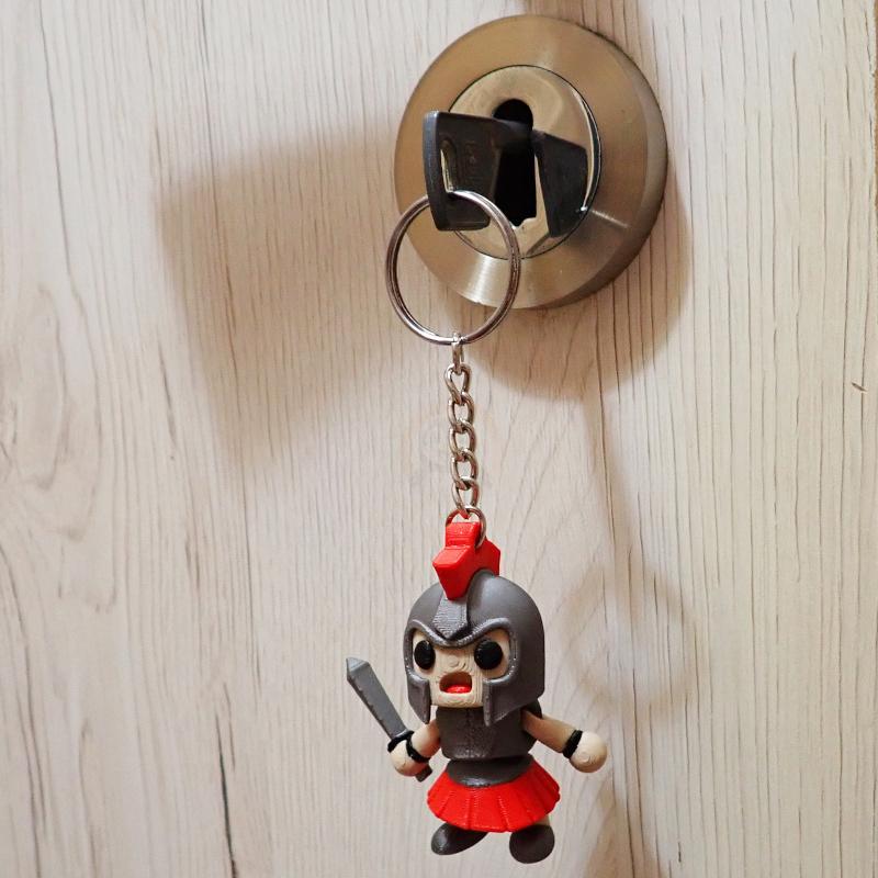 Přívěsek na klíče Řecký Bojovník