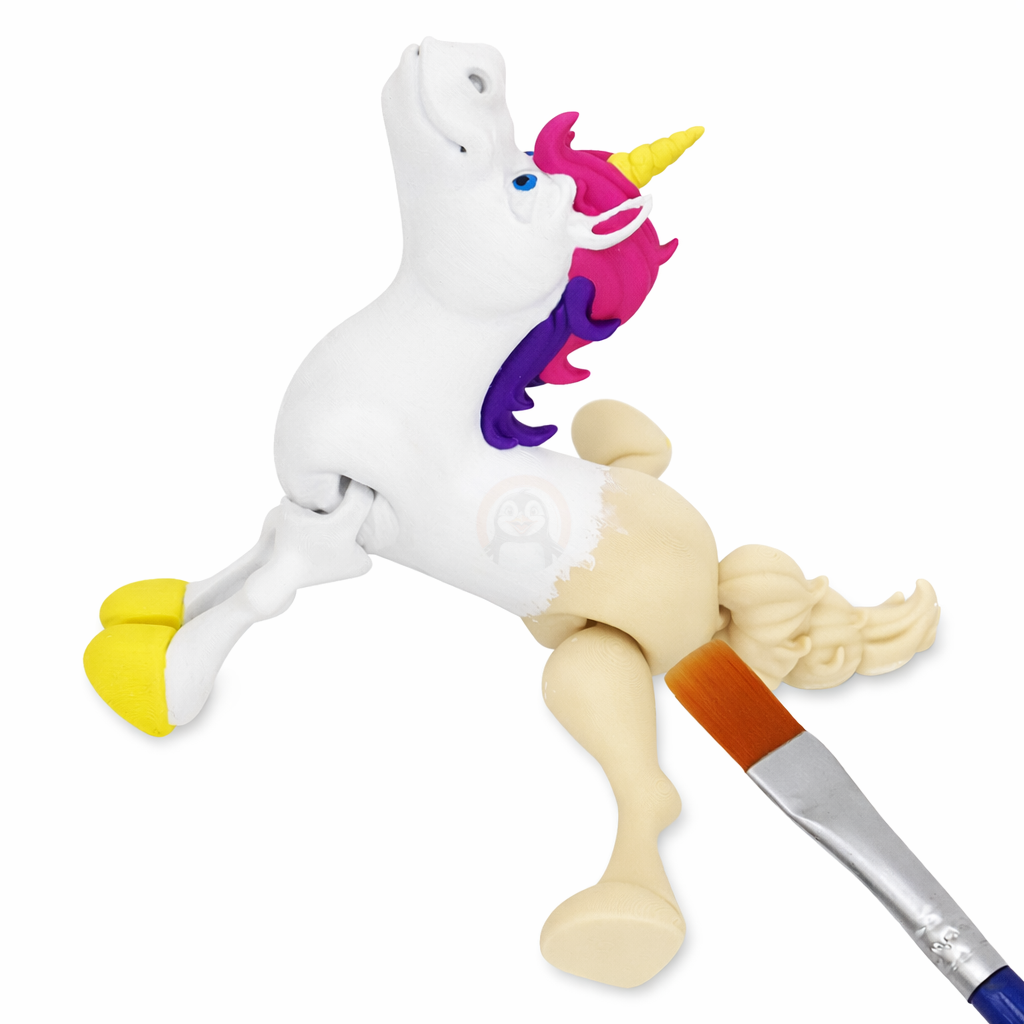 Jednorožec - Kreativní 3D Omalovánka