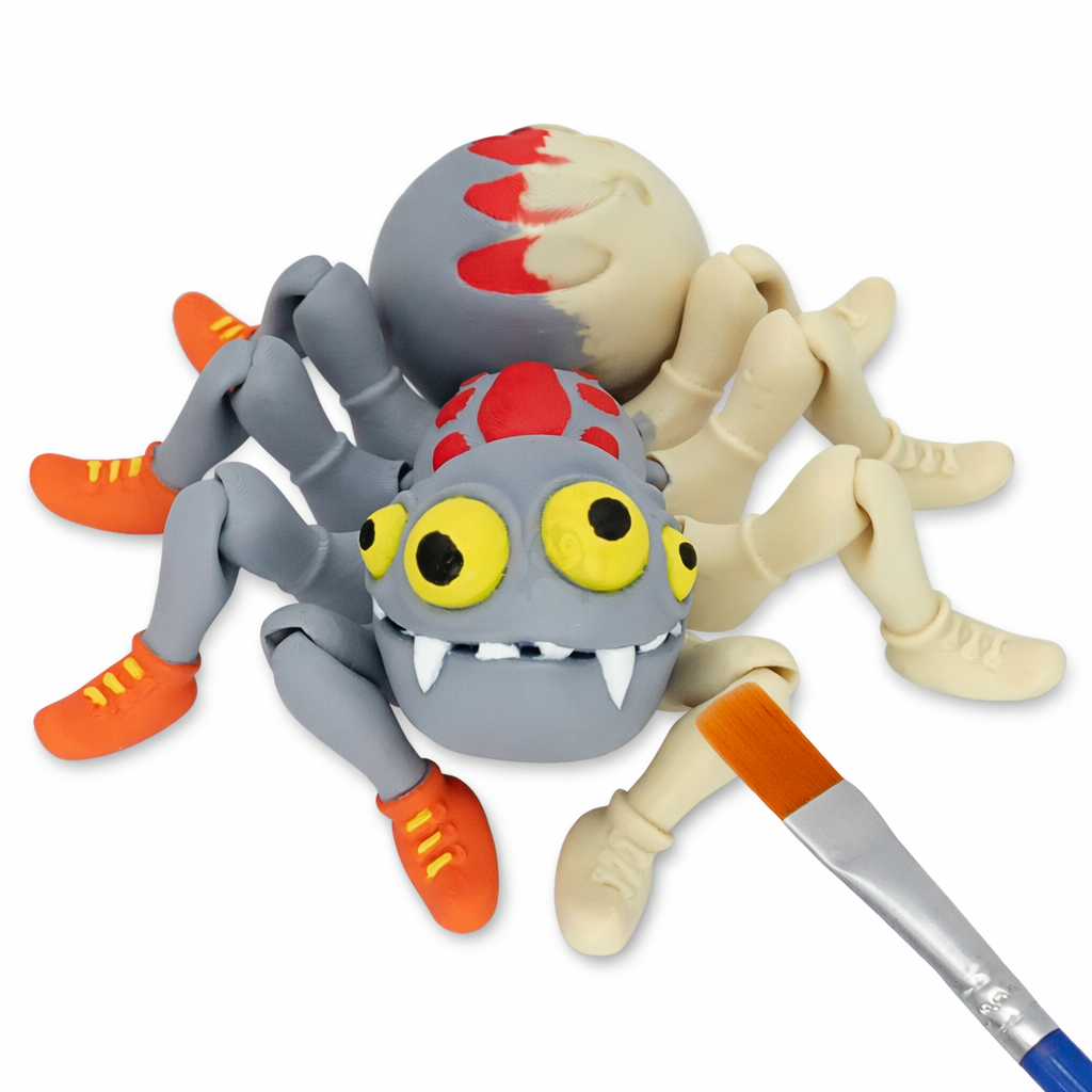 Pavouk - Kreativní 3D Omalovánka s pohádkou