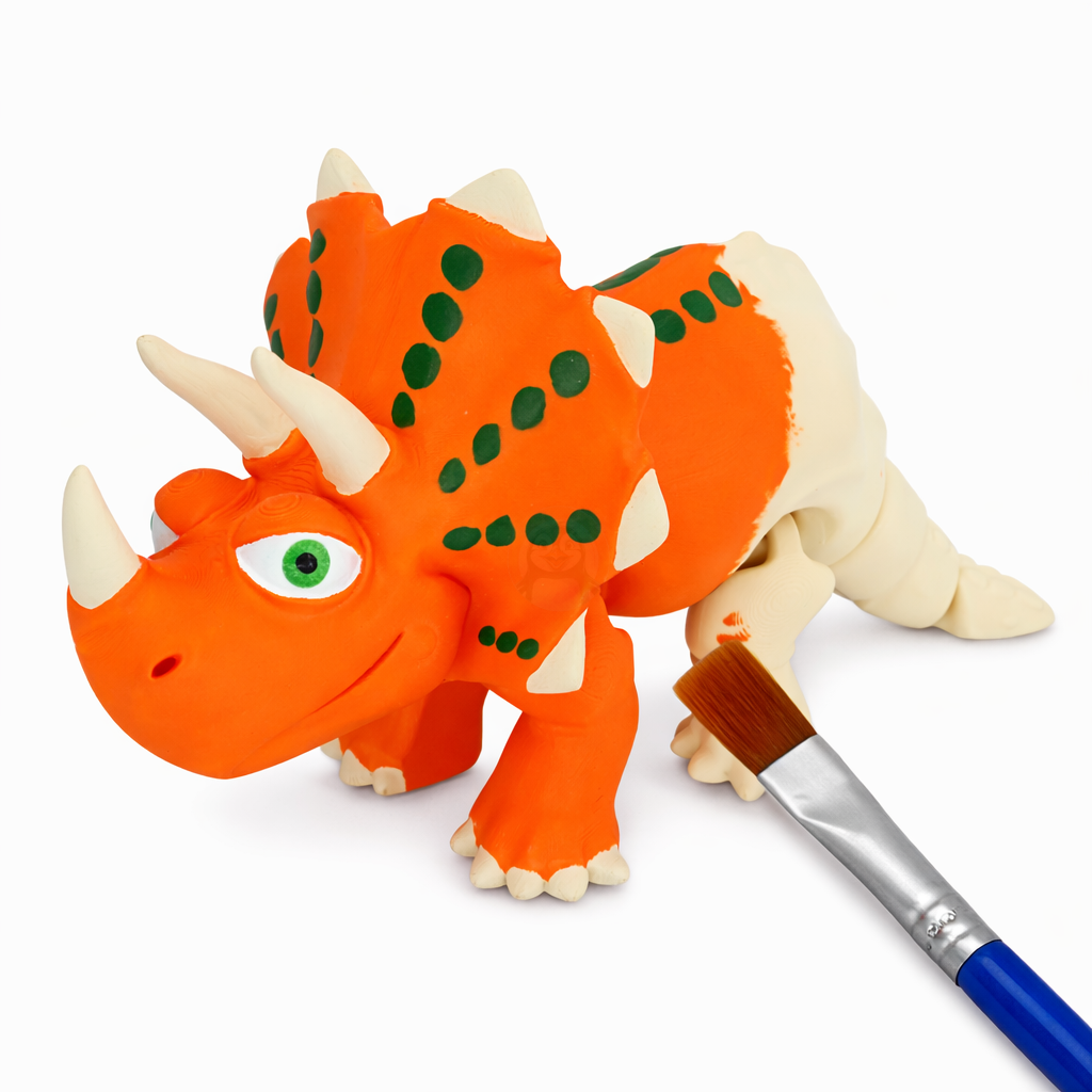 Triceratops - Kreativní 3D Omalovánka