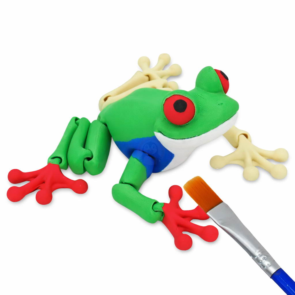 Žabka - Kreativní 3D Omalovánka