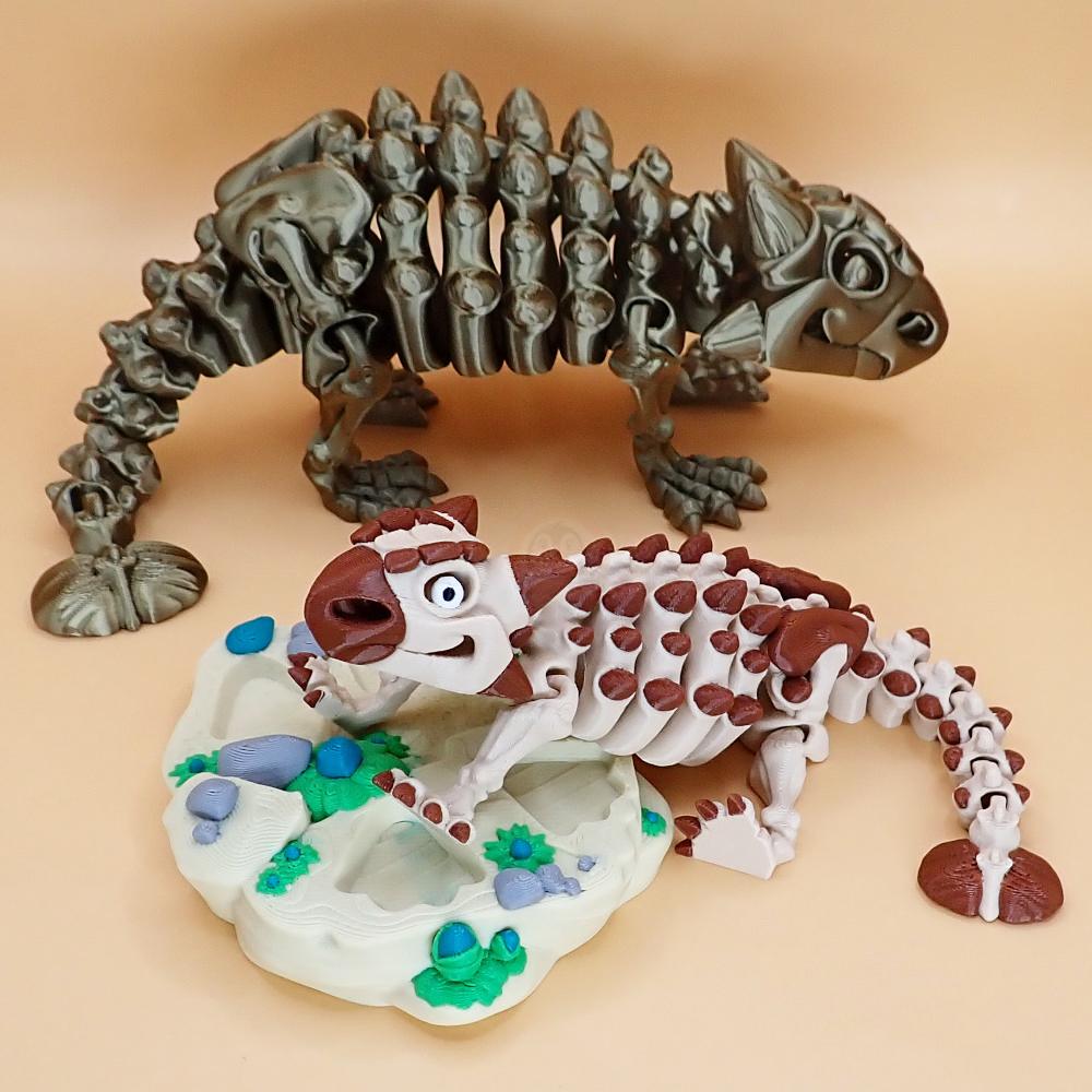 Stojan ke kostře Ankylosaura