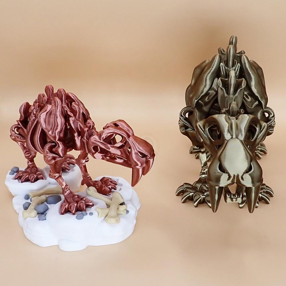 Kostra Šavlozubého tygra