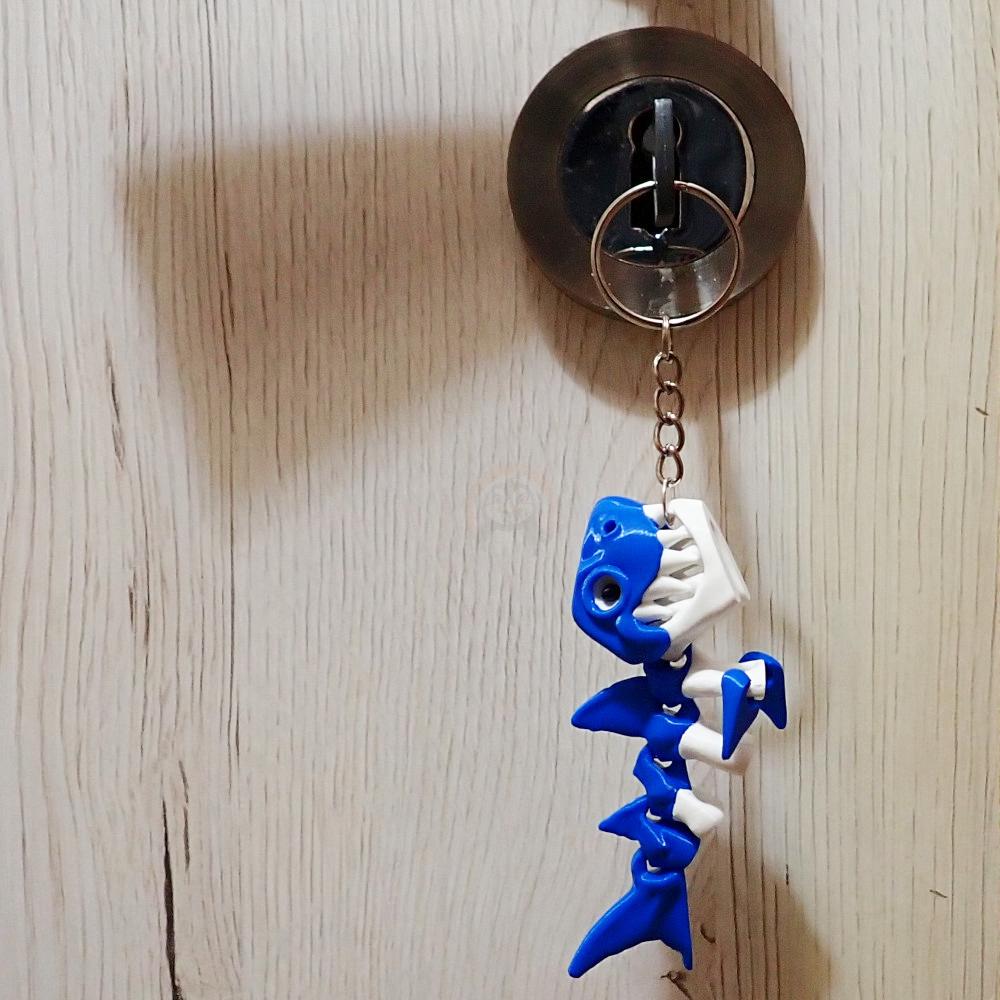 Přívěsek na klíče Žralok kostlivec