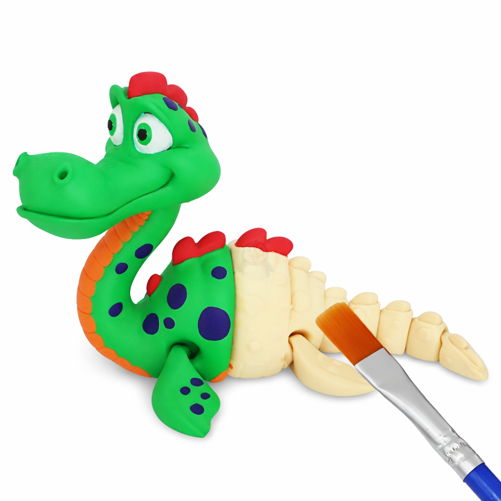 Lochnesská příšera - Kreativní 3D Omalovánka