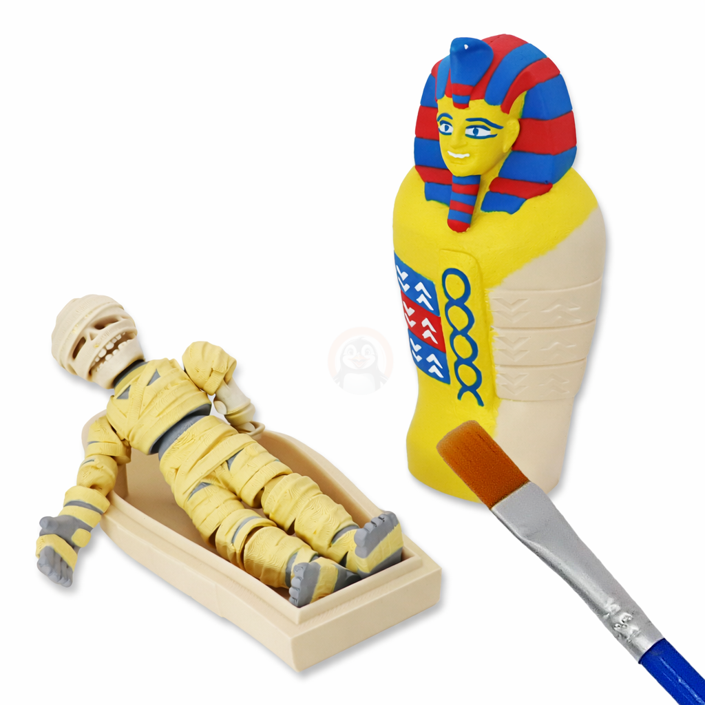 Mumie - Kreativní 3D Omalovánka