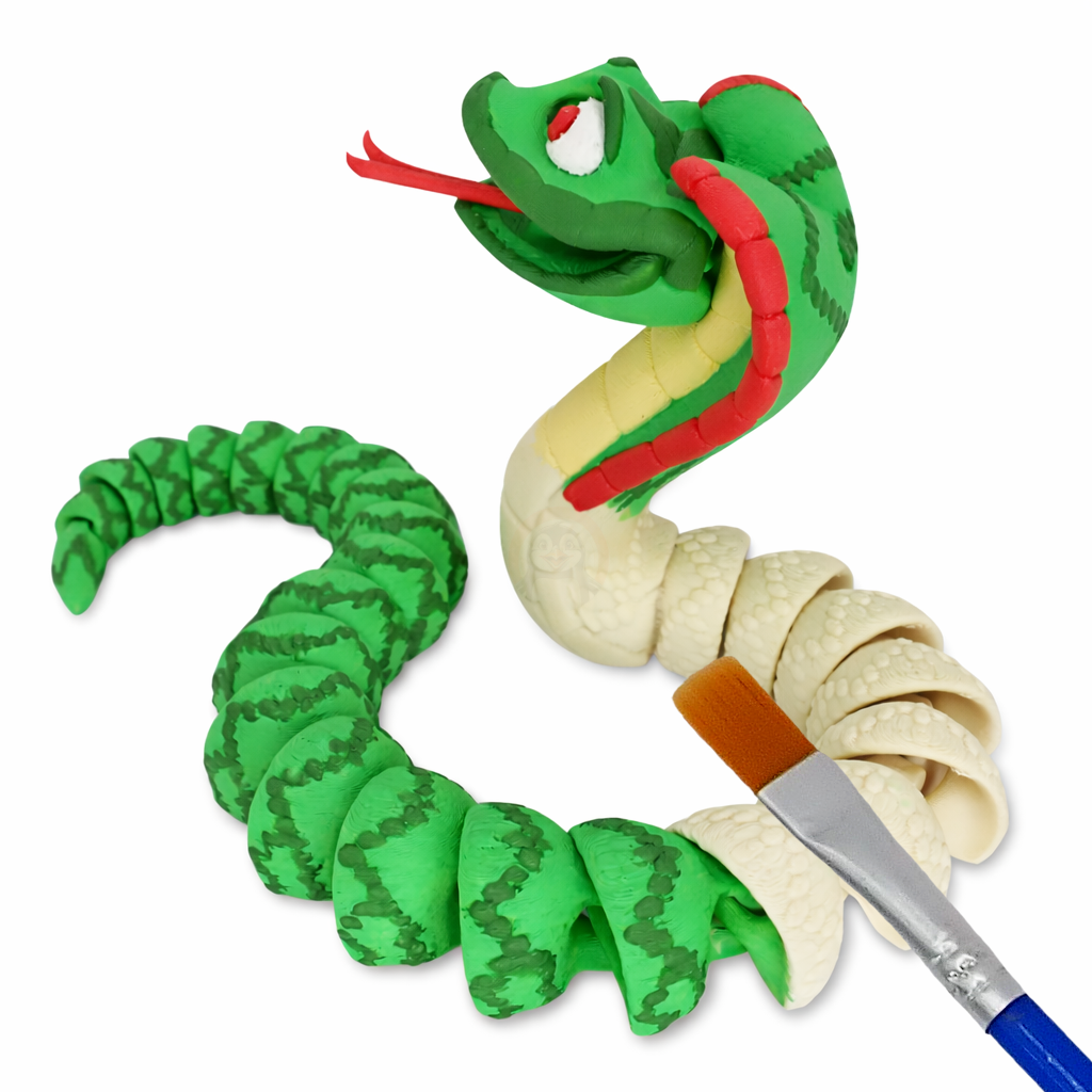 Kobra - Kreativní 3D Omalovánka