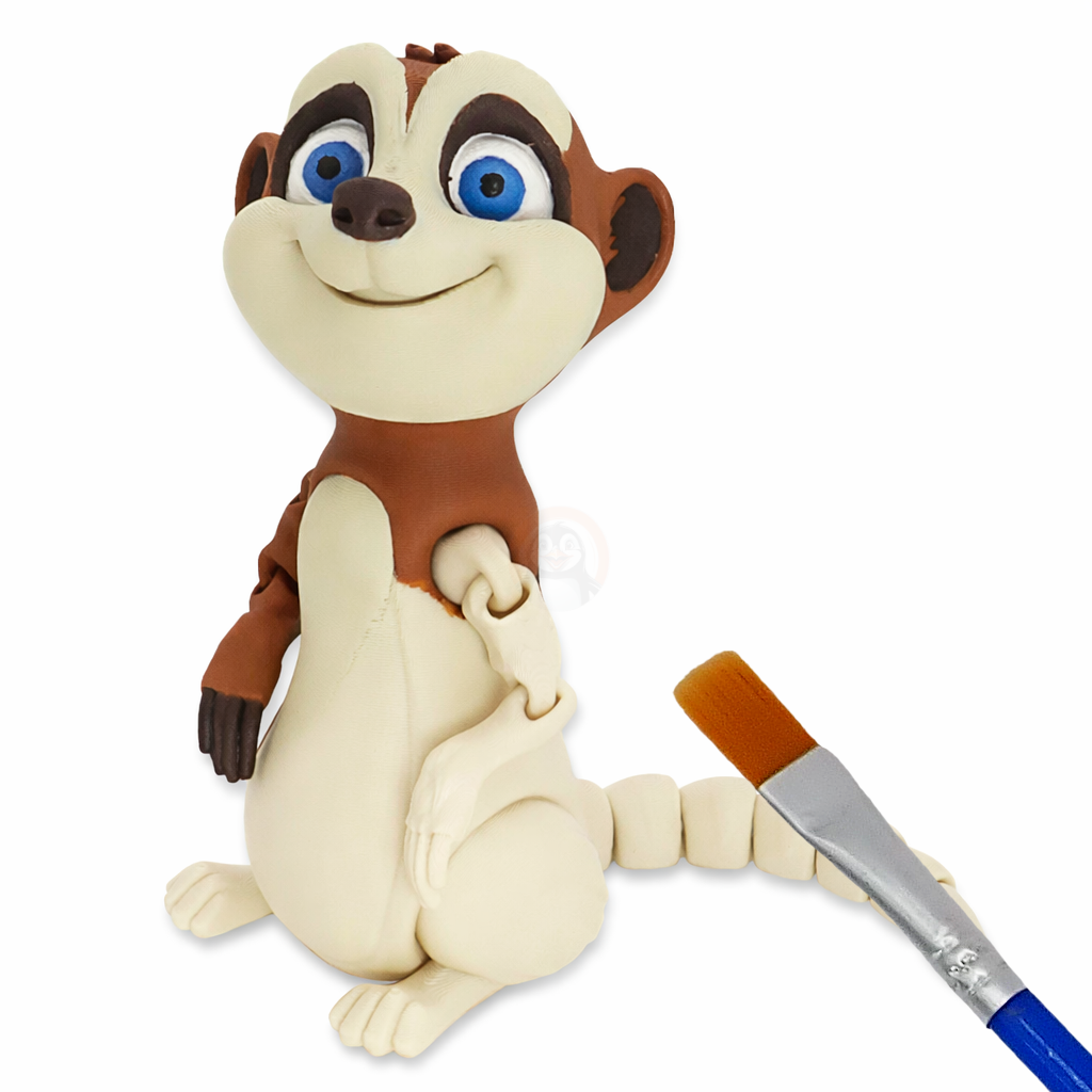 Surikata - Kreativní 3D Omalovánka