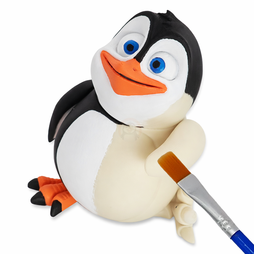 Tučňák - Kreativní 3D Omalovánka