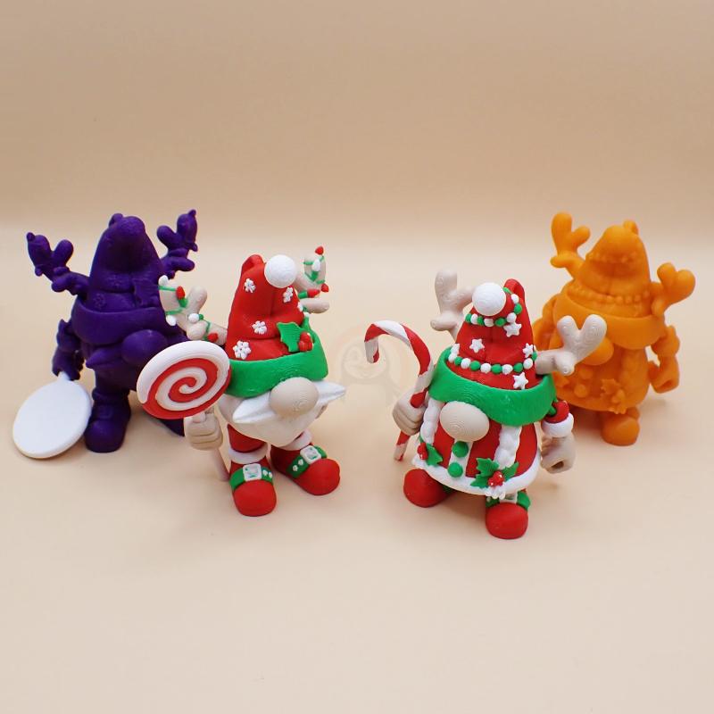 Přívěsek na klíče Vánoční skřítek žena