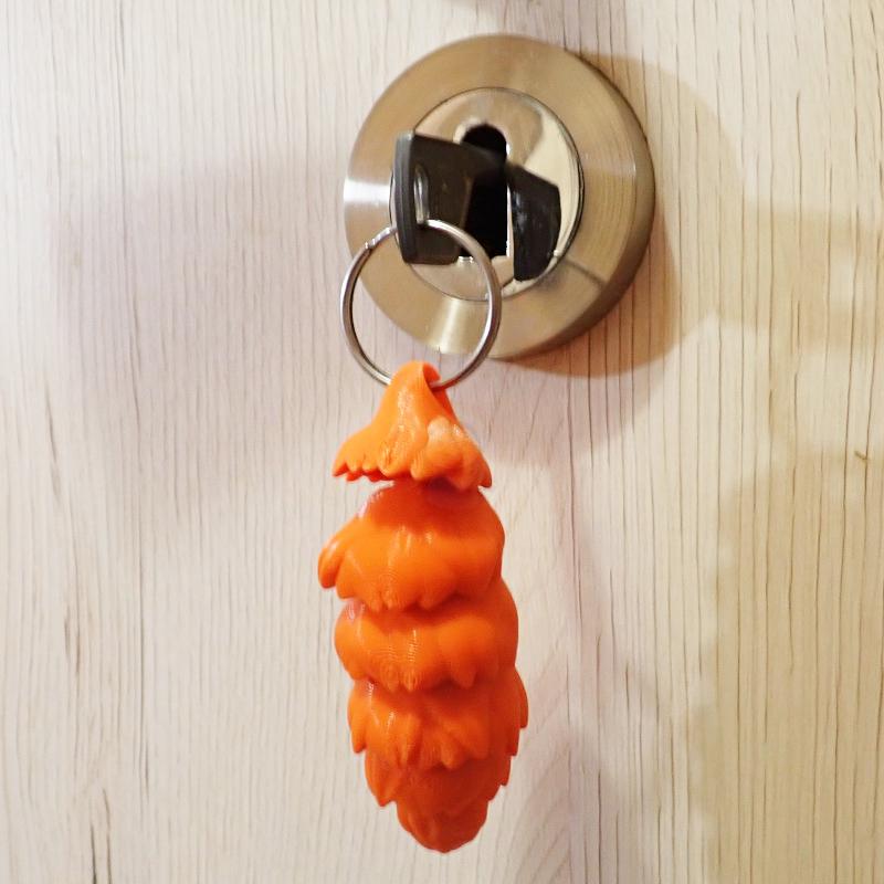 Přívěsek na klíče Liščí ocas