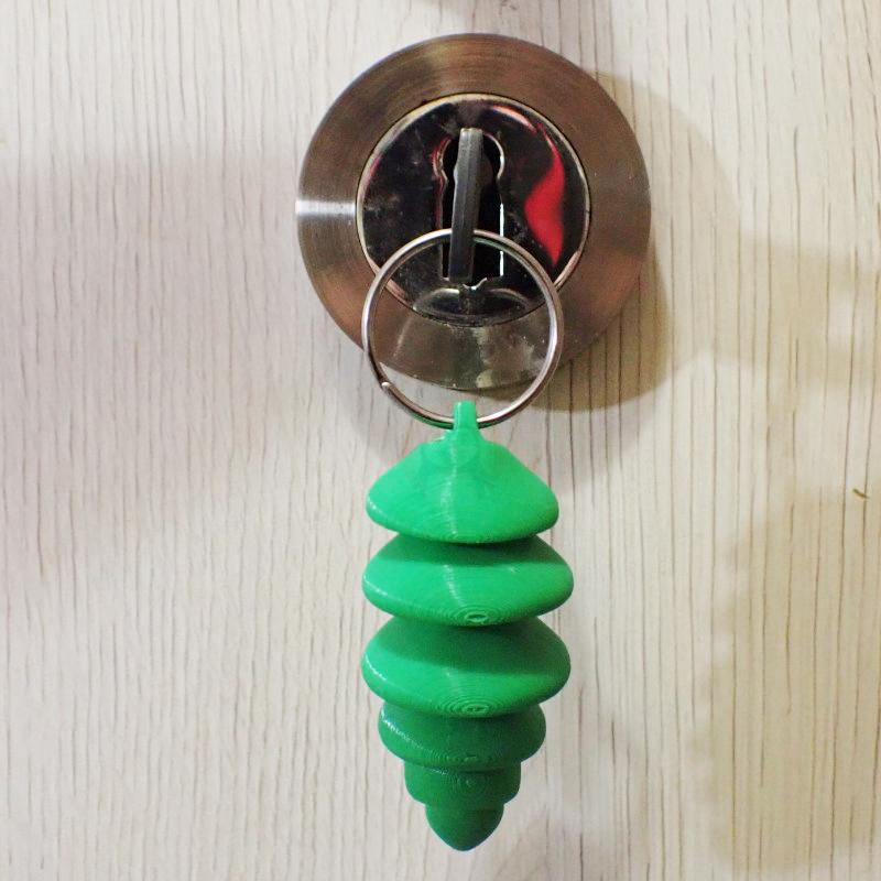 Přívěsek na klíče Veverčí ocas bez srsti