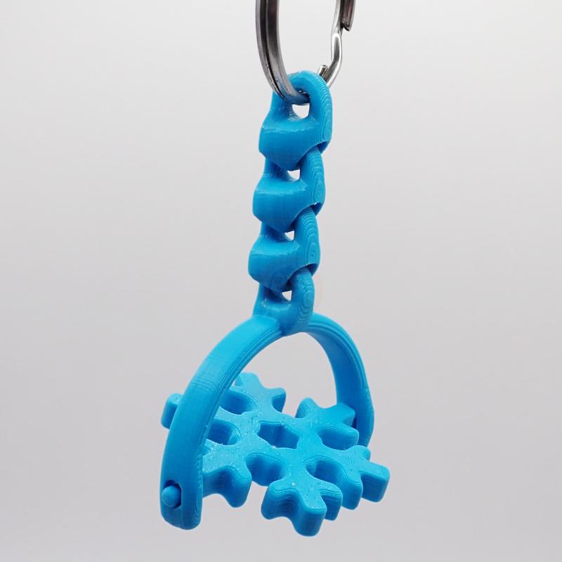 Přívěsek na klíče Vločka