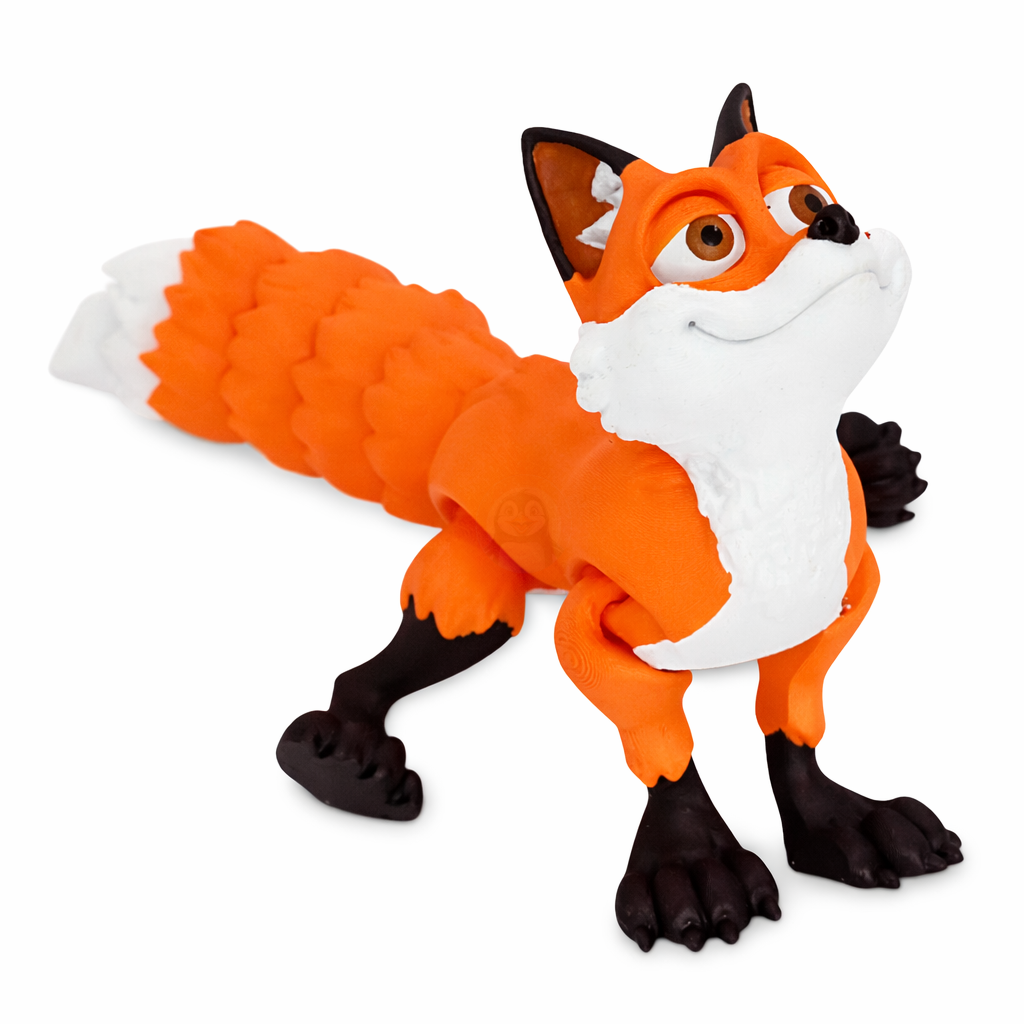 Liška - Kreativní 3D Omalovánka