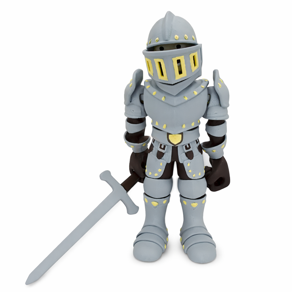 Rytíř - Kreativní 3D Omalovánka