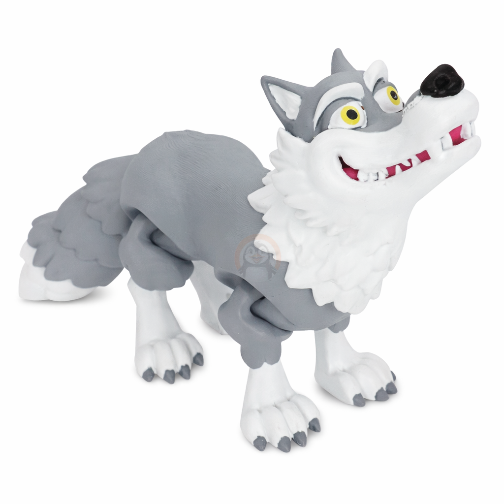 Vlk - Kreativní 3D Omalovánka