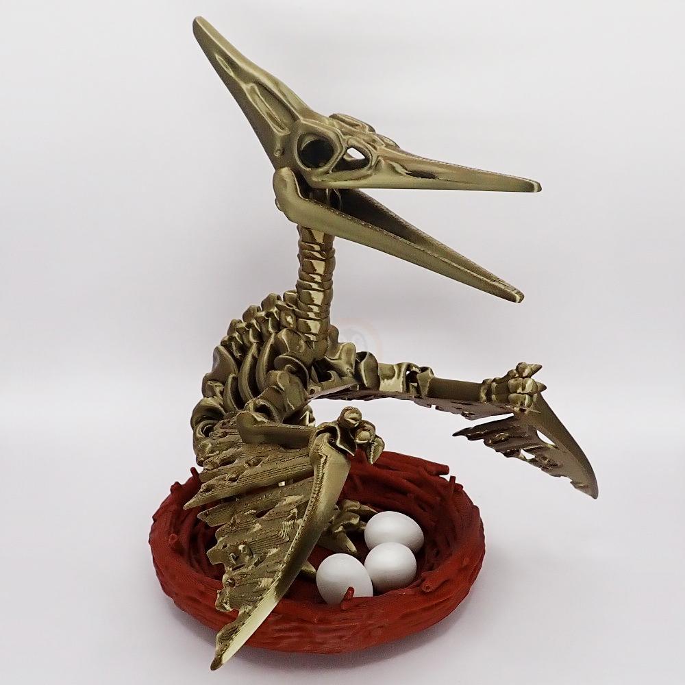 Hnízdo ke kostře Pterodaktyla