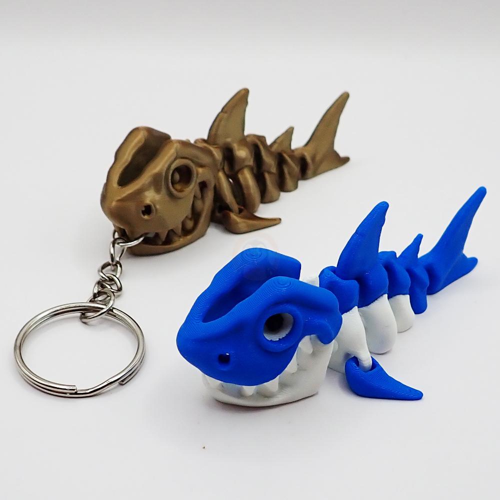 Přívěsek na klíče Žralok kostlivec