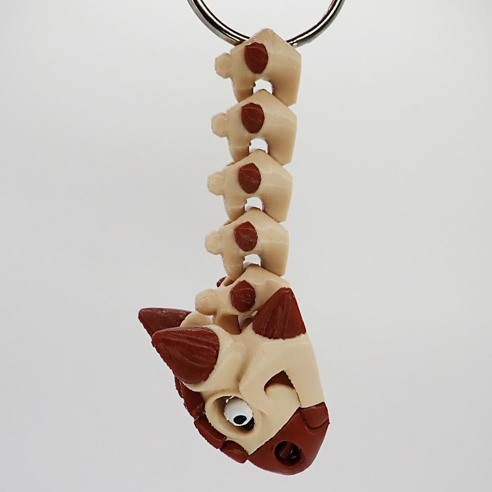 Přívěsek na klíče Ankylosaurus s očima