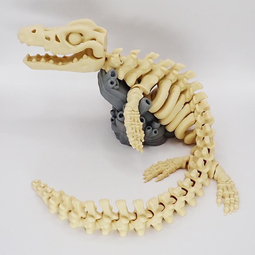 Stojan ke kostře Mosasaura