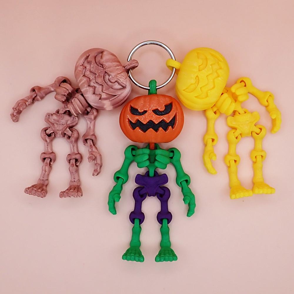 Přívěsek na klíče Dýňový Kostlivec