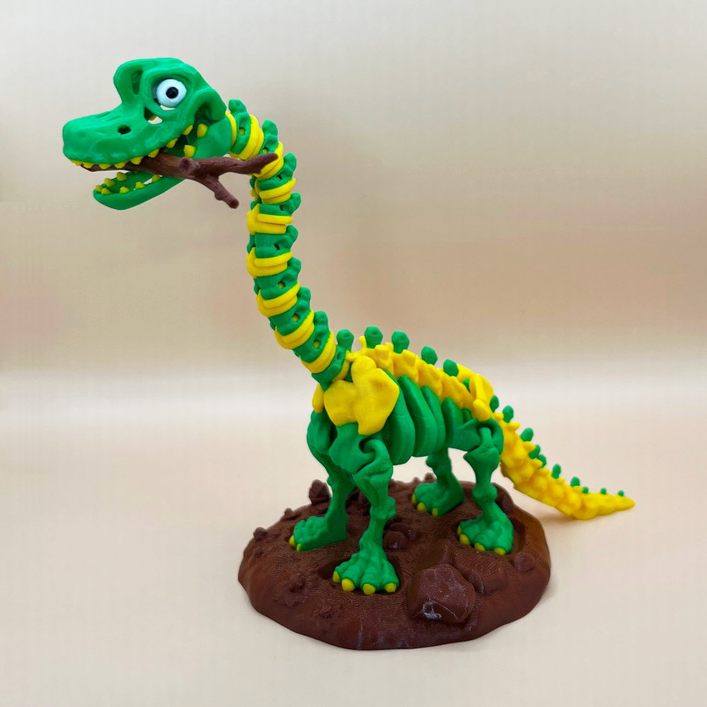 Kostra Brachiosaura s očima