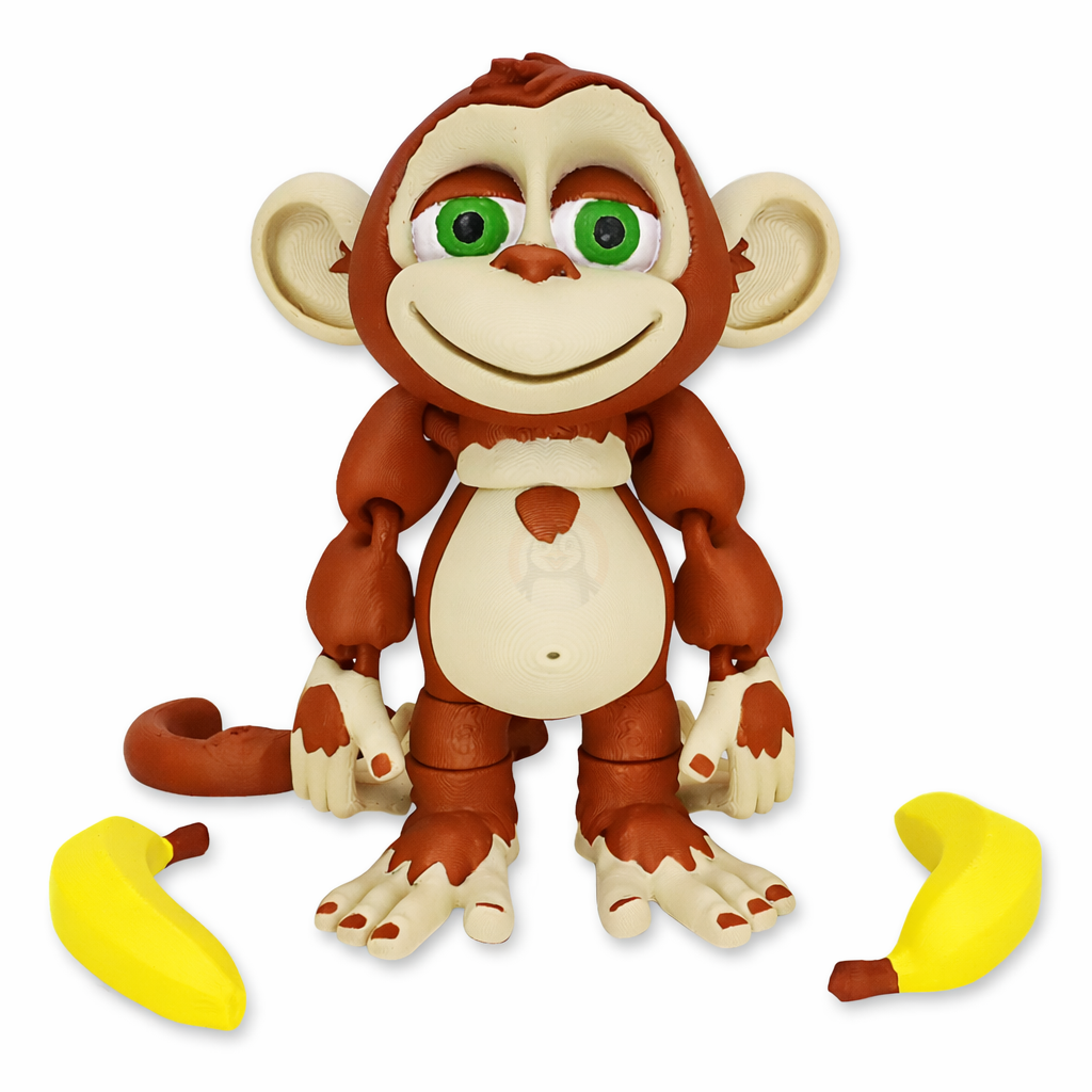 Opička - Kreativní 3D Omalovánka