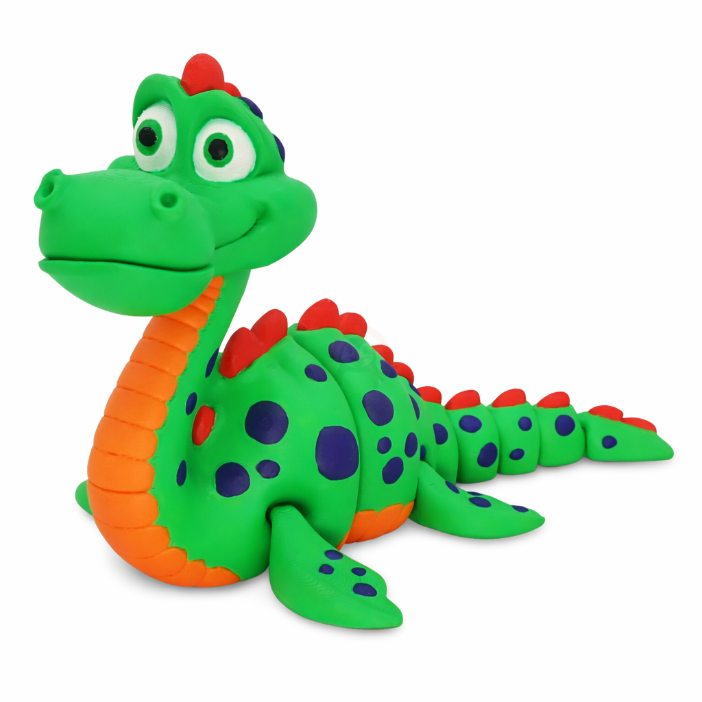 Lochnesská příšera - Kreativní 3D Omalovánka