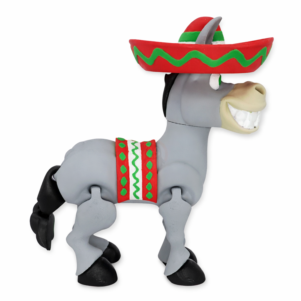 Oslík - Kreativní 3D Omalovánka