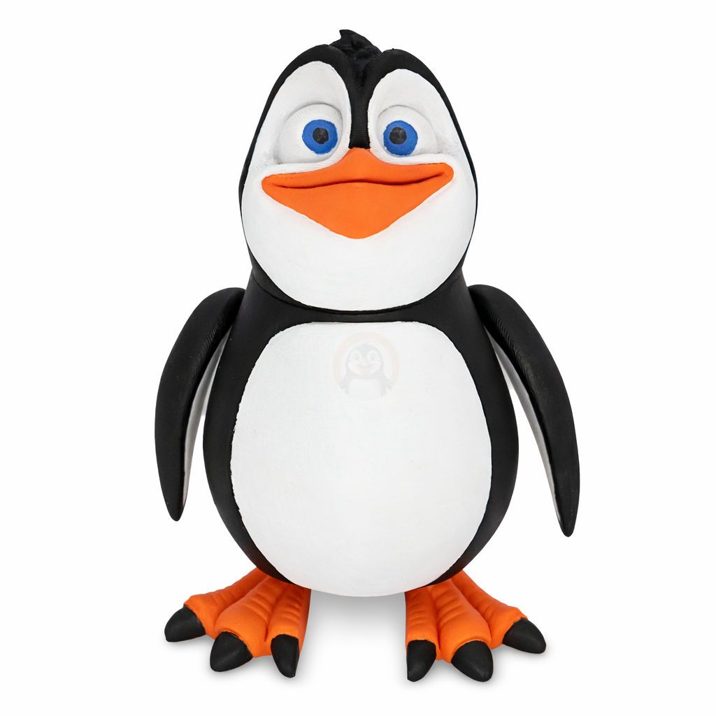 Tučňák - Kreativní 3D Omalovánka