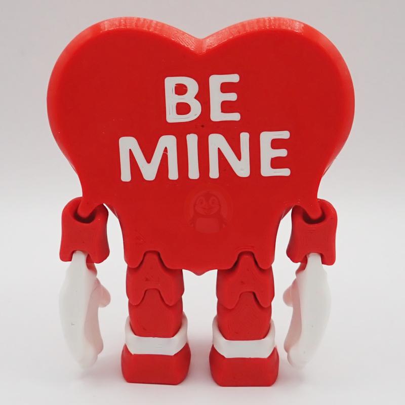 Srdce Herbert s nápisem "BE MINE"