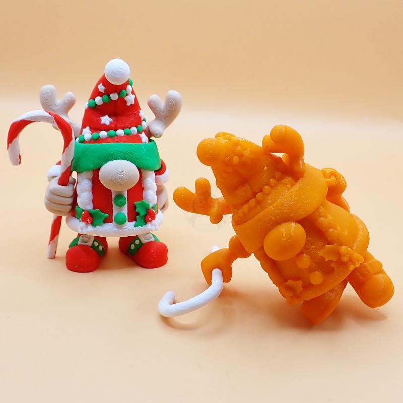 Přívěsek na klíče Vánoční skřítek žena