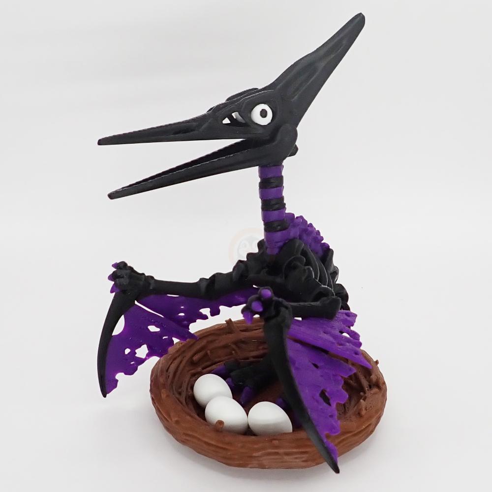 Hnízdo ke kostře Pterodaktyla