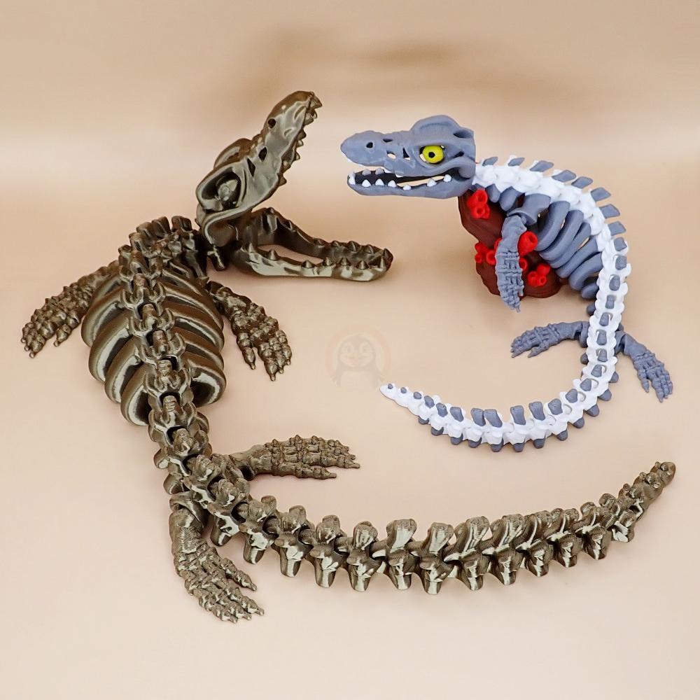 Kostra Mosasaura s očima