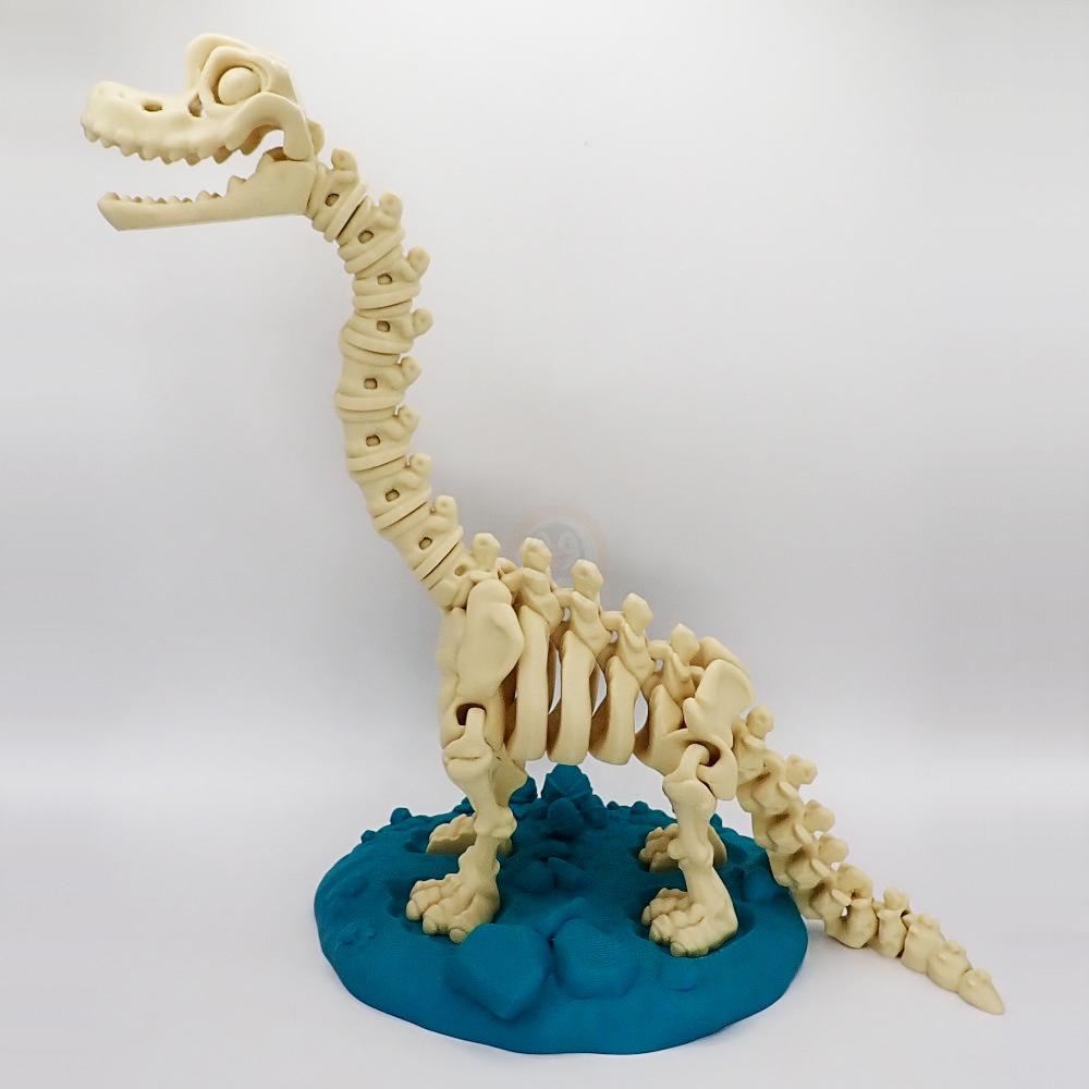 Kostra Brachiosaura s očima