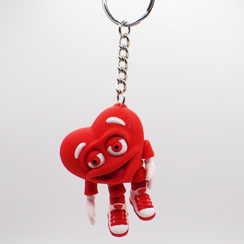 Přívěsek na klíče Srdce Herbert