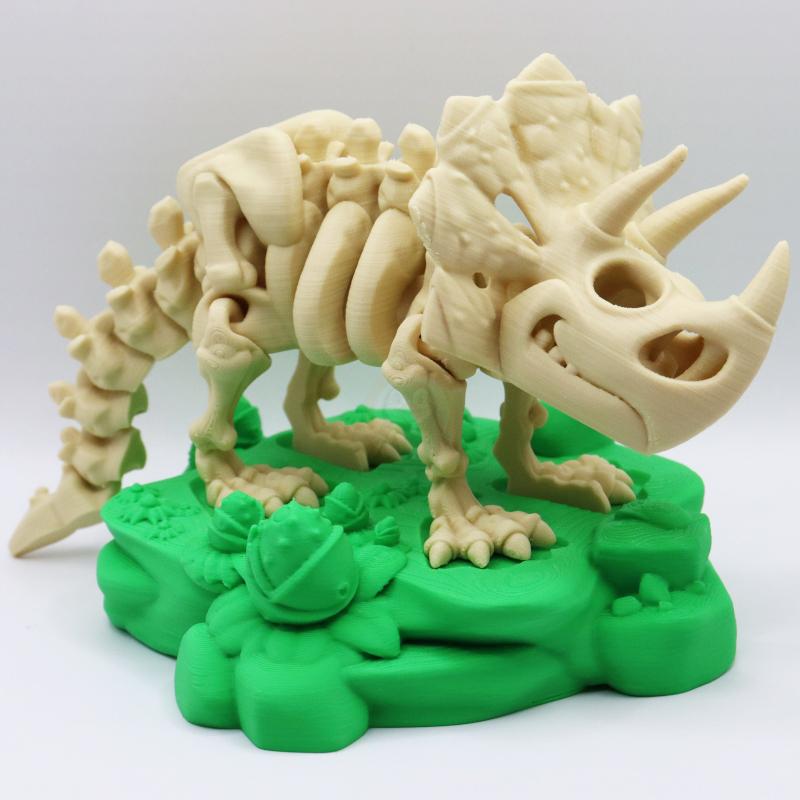 Stojan ke kostře Triceratopse